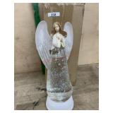 14 inch Angel glitter lamp