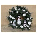 24 inch Snowman wreath