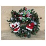 24 inch Santa suit wreath