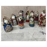 8- Jim Shore style ornaments-
