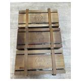 3- Crates of 6 each Thomas Pacconi Glass