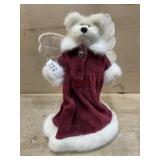 Red dress Boyds bear tree topper