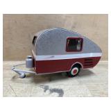 Metal Christmas camper