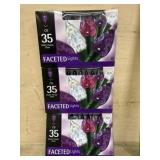 3 Sets of Purple and clear holiday lights