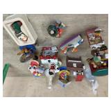 Flat with 15 Hallmark ornaments