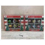 2- Boxes of 6 Christopher Radko Glass ornaments