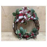 10 inch Holly wreath