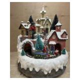 Holiday Snowtop village fiber optic house
