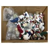 Box lot of snowman orn
