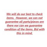 Conditions of items.