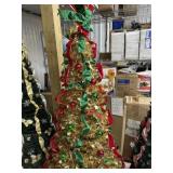 Gold fully decorated pop up tree