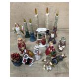 Flat of ornaments and candlesticks