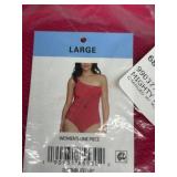 Ladies large loft one shoulder one piece swim