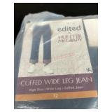Ladies 12 cuffed leg jeans