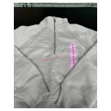 Ladies small quarter zip pull over