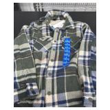 Boys 10/12 fleece shacket