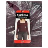 Ladies xs express squareneck top