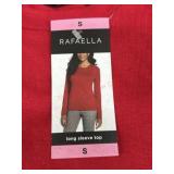Ladies small rafaella long sleeve top