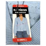Ladies xs express bow cardigan