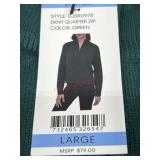 Ladies large DKNY quarter zip sweater