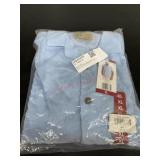 Mens xl WP terry cloth button up