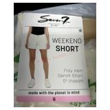 Ladies size 6 seven brand weekend shorts