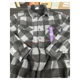 Mens xxl fleece shacket