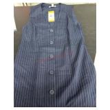 Ladies steve madden medium pin stripe vest dress