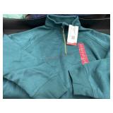 Ladies xl half zip pullover