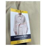 Ladies medium london fog trench coat