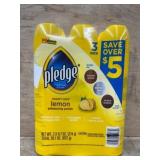 Pledge Lemon Enhancing Polish, 3 Pack