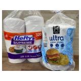 Hefty Supreme Plates and Ultra Paper Plates