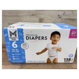 Size 6 Premium Diapers, Pack of 138