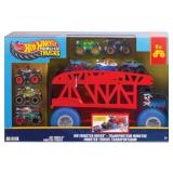 Hot Wheels Monster Trucks Hauler & Trucks