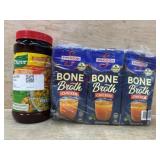 Knorr Chicken Bouillon and Swanson Bone Broth