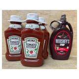 Heinz Ketchup Pack and Hersheys Syrup