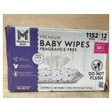 Fragrance-Free Baby Wipes, 1152 Total Wipes