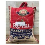 Royal Basmati Rice Burlap Bag