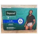 Depend Fresh Protection Underwear, Large, 84 Ct