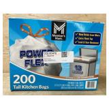 200 Tall Kitchen Power-Flex Trash Bags