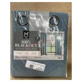 Blue 100 Percent Blackout Curtain Panels