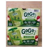 GoGo Squeez Apple Apple Pouches, 64 Total