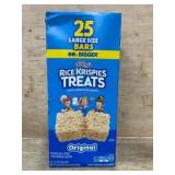 Kelloggs Rice Krispies Treats, 25 Bars