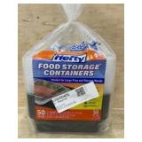 Hefty Food Storage Containers, 50 Pieces