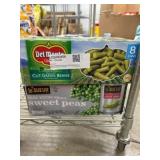 Canned Green Beans and Sweet Peas Set
