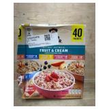 Instant Oatmeal Fruit & Cream Variety Pack, 40 ct.