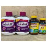 MiraLAX and Nature Made Supplements Bundle