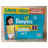 Pampers Swaddlers Size 4 Diapers Pack