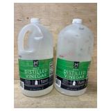 Two Distilled White Vinegar Bottles