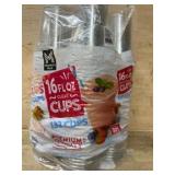 Pack of 132 Clear Plastic Cups